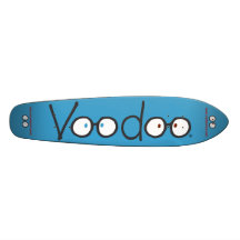 Långt Skateboarddäck för Voodoo (blått)