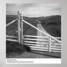 Lantgård på Montezuma backar av Ansel Adams Posters