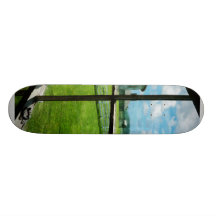 Lantgård till och med fönster skateboard decks