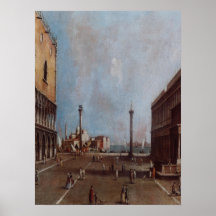 "LaPiazetta Verso L'Isola san Giorgi Print