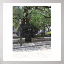 Lappad gata i Charleston, SC Print