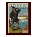 Lappland sverige vykort