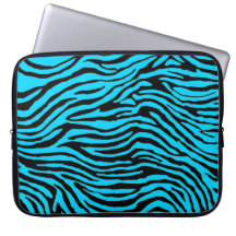 laptop sleeve för blått- och svartsebrarand laptop datorfodral