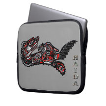 Laptop sleeve för konst för indianHaidautter Laptopfodral