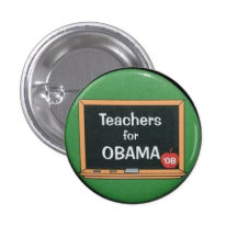 Lärare för Obama Pins