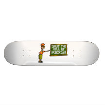 Lärarenågot att säga som stängs upp ungar skateboard decks