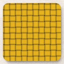 Large Weave - Amber Coasters
