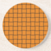 Large Weave - Orange Coasters