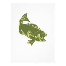 largemouth bas- banhoppning inbjudningar