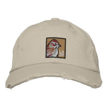LarkSparrow Broderad Baseball Keps