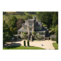 Larnach slott, Dunedin som är nyazeeländsk - anten Fotokonst