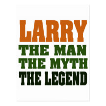 LARRY - manen, mythen, legenden Vykort