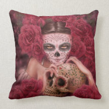 Las Calaveras dekorativ kudde