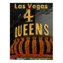 Las Vegas 4 drottningar Vykort