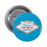 Las Vegas 50th födelsedag Pins