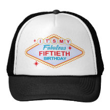 Las Vegas 50th födelsedag Trucker Kepsar