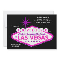 Las Vegas Bachelorette partiinbjudan