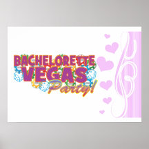Las Vegas bachelorette som gifta sig möhippapartye Print