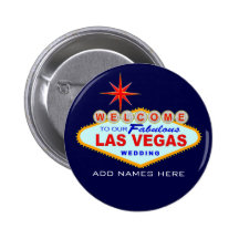 Las Vegas bröllop knäppas Knapp Med Nål