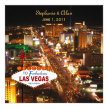 Las Vegas bröllopinbjudan