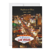 Las Vegas bröllopinbjudan