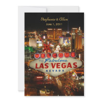 Las Vegas bröllopinbjudan