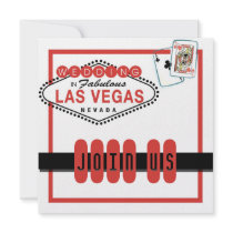 Las Vegas bröllopinbjudan