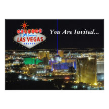 Las Vegas bröllopinbjudningar