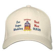 Las Vegas Jackpot - bäst man Broderad Baseball Keps