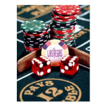 Las Vegas kasino Vykort