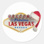 Las Vegas logotyp med den Santa lockklistermärken