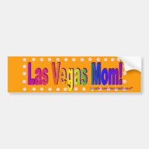 Las Vegas mamma! bildekal 3D