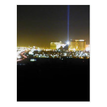 Las Vegas natt Vykort