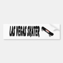 Las Vegas skaterbildekal