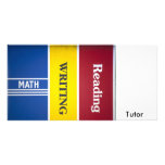 Läsa/skriva math, handleder anpassade foto kort