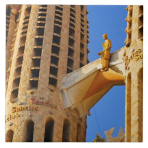 LaSagrada Familia Basilica Keramiska Plattor