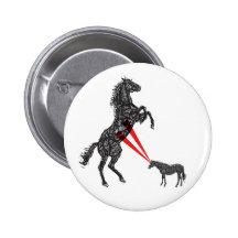 Laser-häst!! Pins