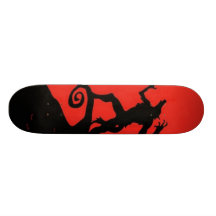 Läskig WerewolfSilhouetteSkateboard