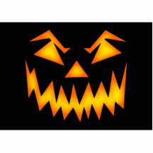 Läskigt Halloween ansikte Acrylic Cut Out