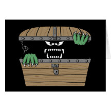 Läskigt Halloween kort