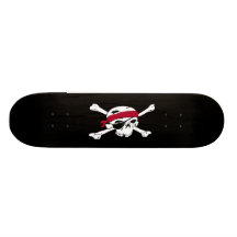 Läskigt Jolly däck för Roger piratSkateboard