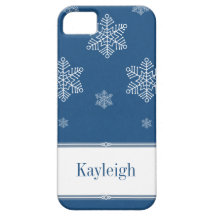 Låt det snöa fodral för BT-iPhone 5, blått iPhone 5 Skydd