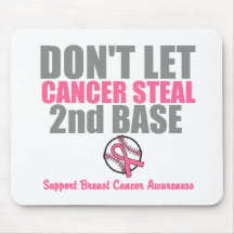 Låt inte cancerstölden understödja 2nd baserar musmatta