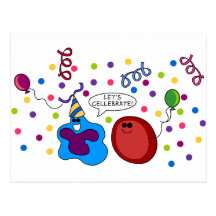 Låt oss Cellebrate Vykort