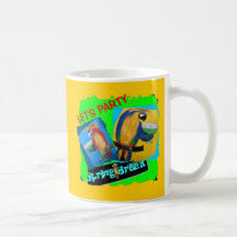Låt oss festa - papegojor kaffe mugg