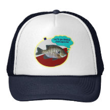 Låt oss gå att fiska sonsonen mesh kepsar
