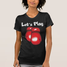 Låt oss leka boxning t shirts