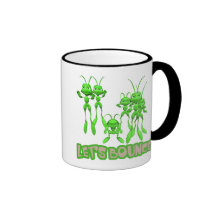 Låter dungräshoppor kaffe mugg