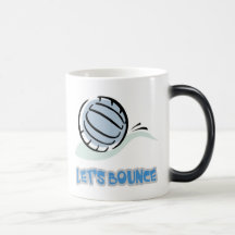 Låter dunvolleyboll kaffe kopp