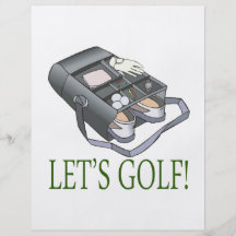 Låter Golf Full Färg Flygblad